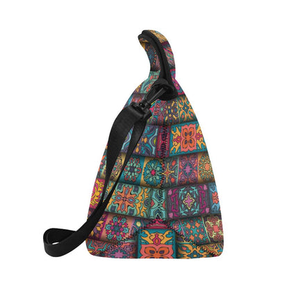 Mandala Style Design Print Neoprene Lunch Bag (Model 1669)(Large)-JTAMIGO.COM