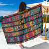 Mandala Style Design Print Sarong Pareo Wrap