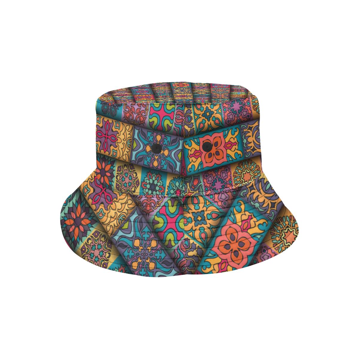 Mandala Style Design Print Unisex Bucket Hat