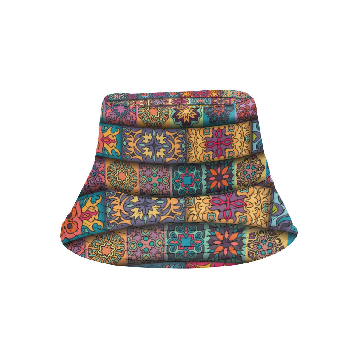 Mandala Style Design Print Unisex Bucket Hat