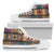 Mandala Style Design Print Women High Top Shoes