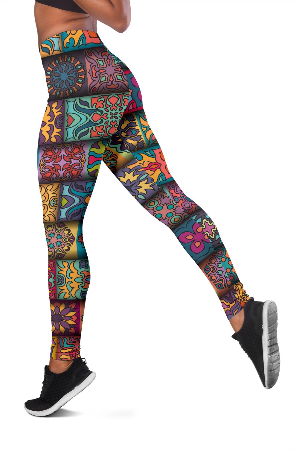 Mandala Style Design Print Women Leggings