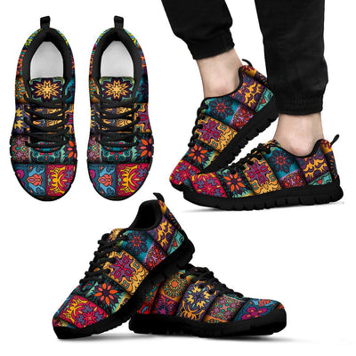 Mandala Style Design Print Women Sneakers Shoes