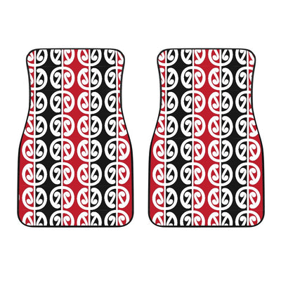 Maori Classic Themed Design Print Car Floor Mats