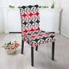 Maori Classic Themed Design Print Dining Chair Slipcover-JTAMIGO.COM