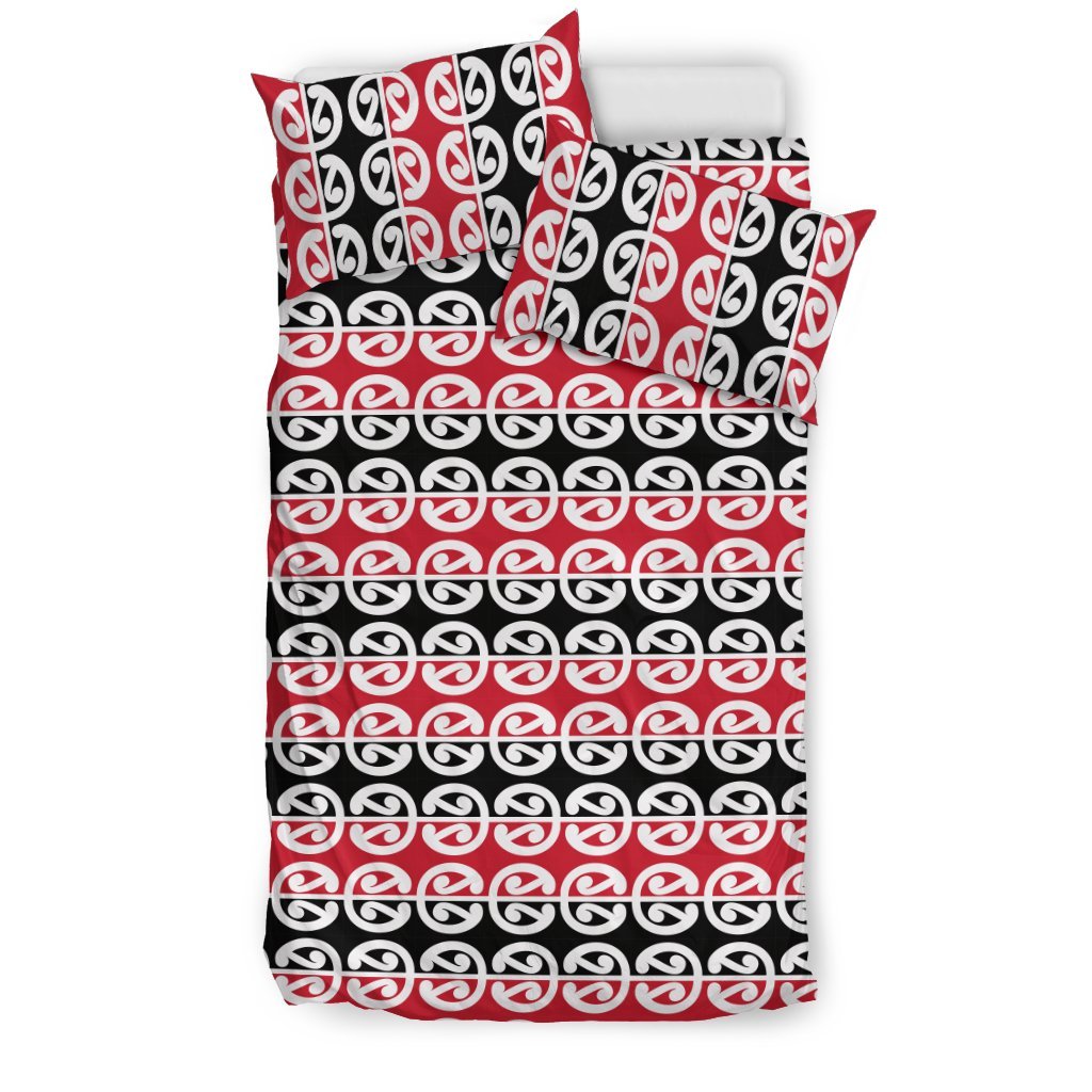 Maori Classic Themed Design Print Duvet Cover Bedding Set