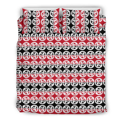 Maori Classic Themed Design Print Duvet Cover Bedding Set