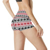 Maori Classic Themed Design Print High Waisted Spandex Shorts-JTAMIGO.COM