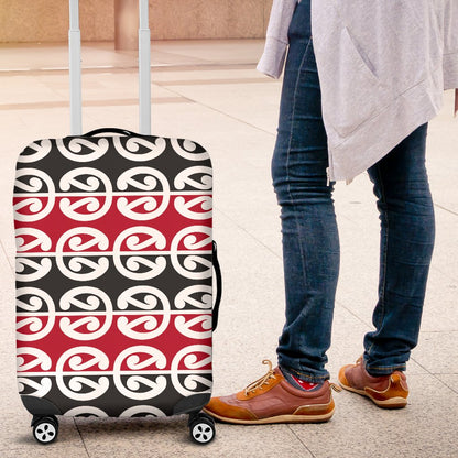Maori Classic Themed Design Print Luggage Cover Protector