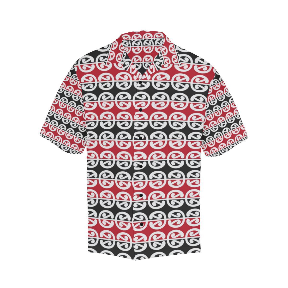 Maori Classic Themed Design Print Men Aloha Hawaiian Shirt