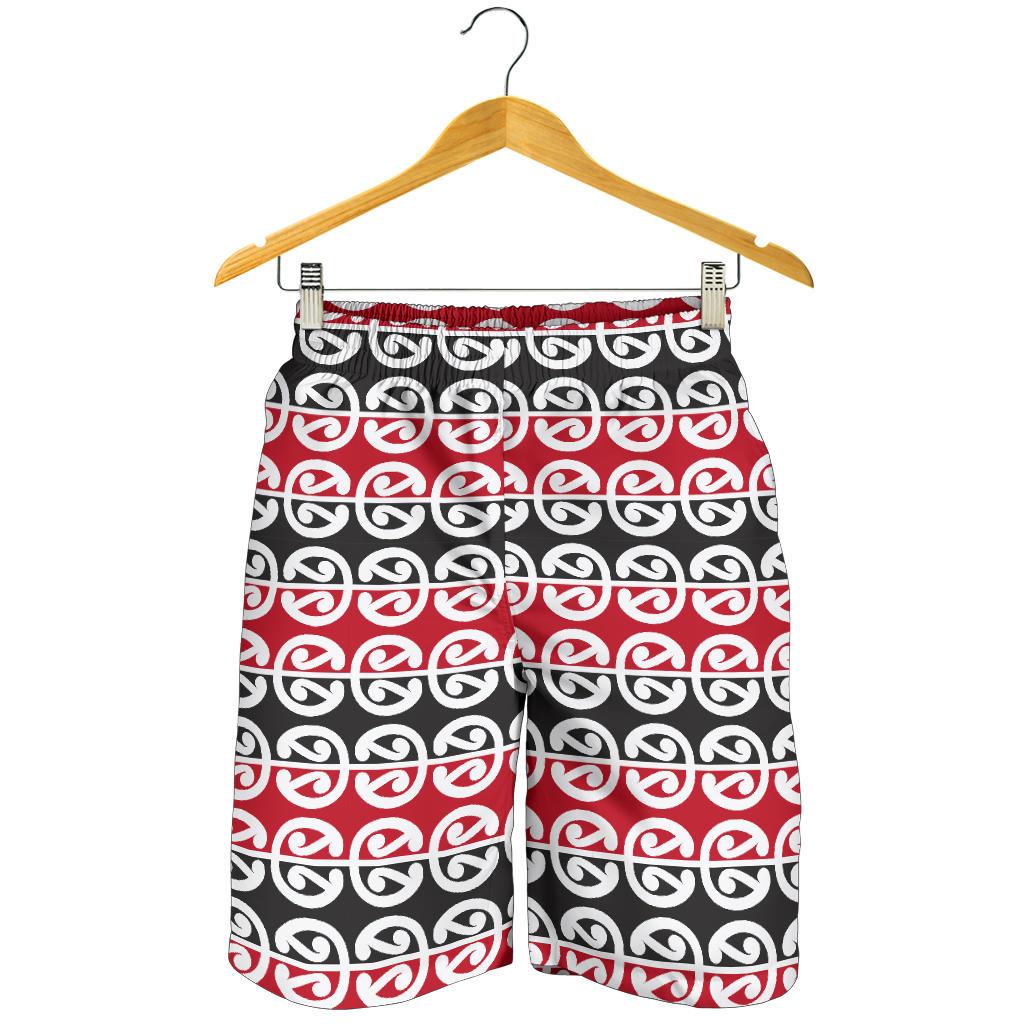 Maori Classic Themed Design Print Mens Shorts-JTAMIGO.COM