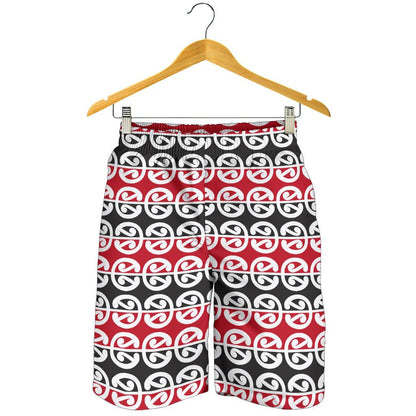 Maori Classic Themed Design Print Mens Shorts-JTAMIGO.COM