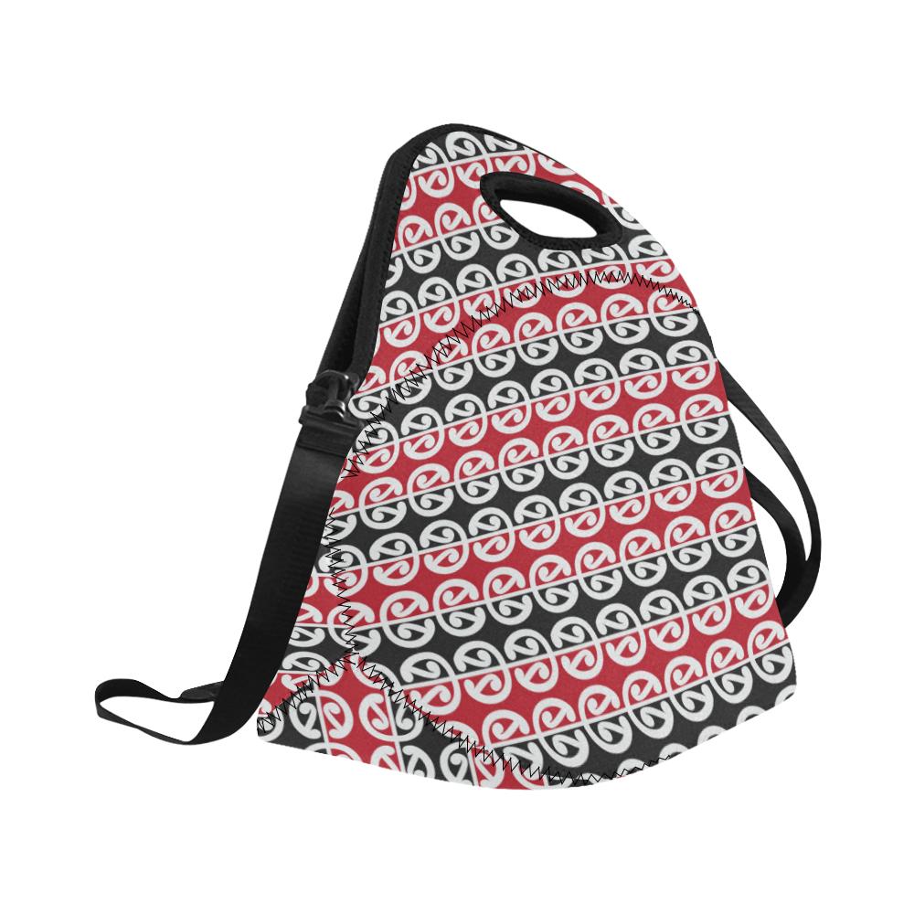 Maori Classic Themed Design Print Neoprene Lunch Bag (Model 1669)(Large)-JTAMIGO.COM