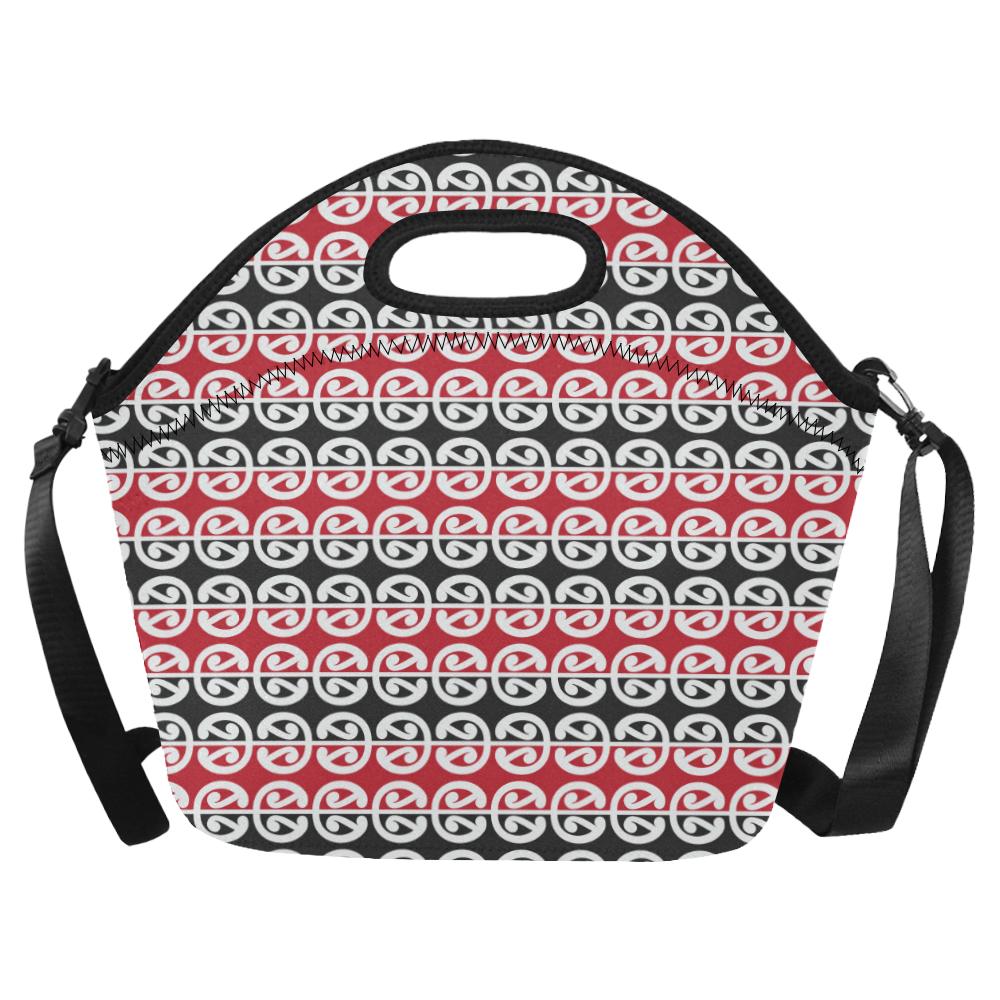 Maori Classic Themed Design Print Neoprene Lunch Bag (Model 1669)(Large)-JTAMIGO.COM