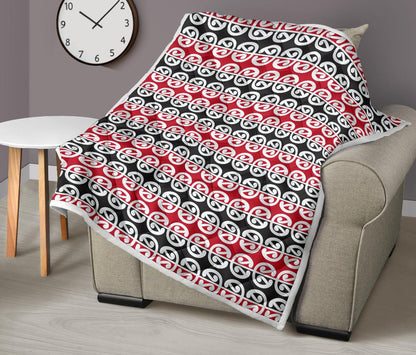 Maori Classic Themed Design Print Premium Quilt-JTAMIGO.COM