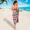 Maori Classic Themed Design Print Sarong Pareo Wrap