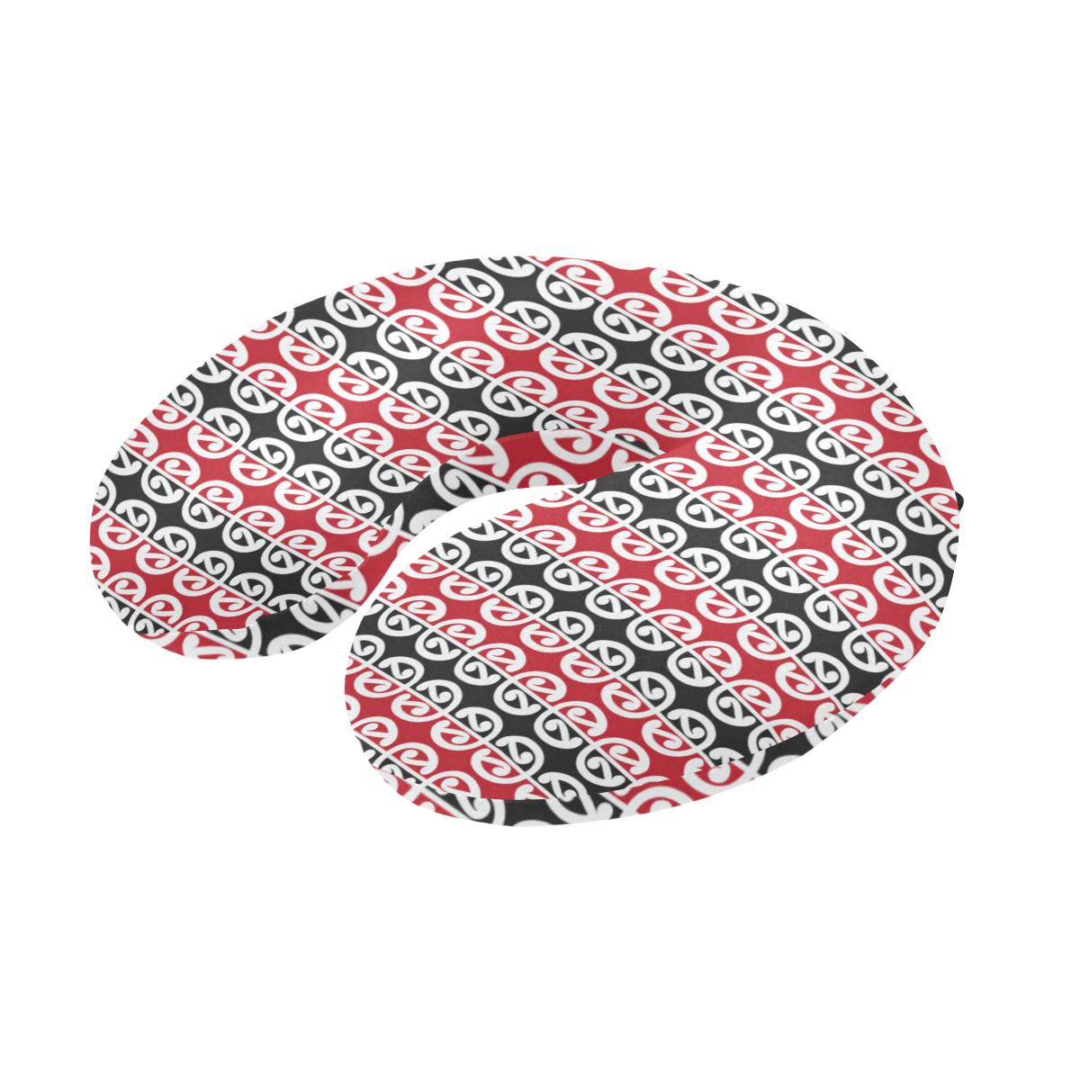 Maori Classic Themed Design Print U-Shaped Travel Neck Pillow-JTAMIGO.COM