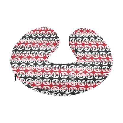Maori Classic Themed Design Print U-Shaped Travel Neck Pillow-JTAMIGO.COM