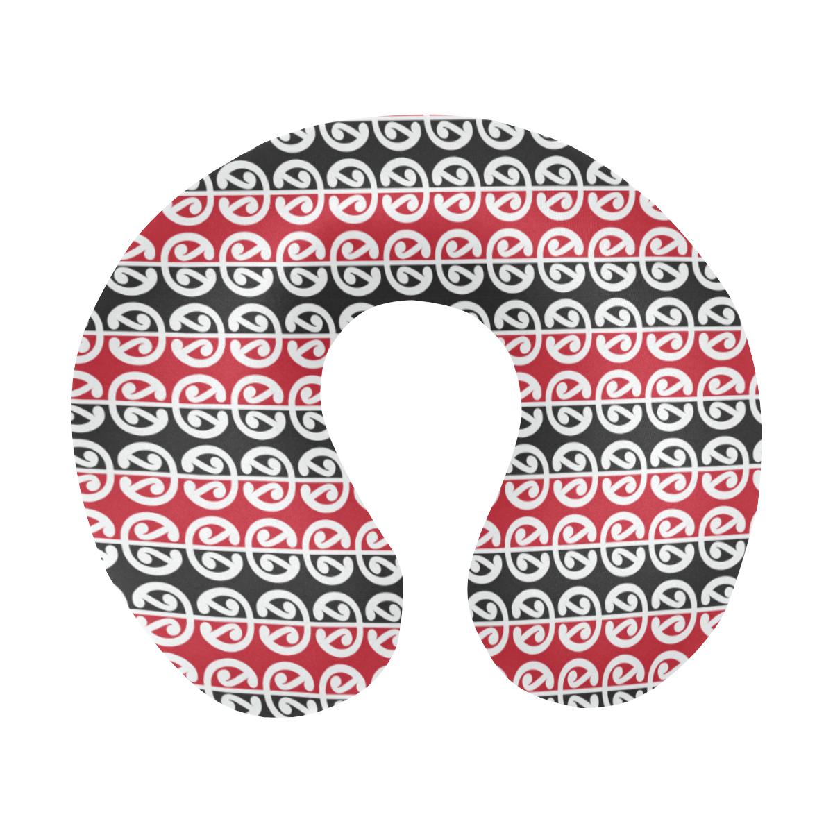 Maori Classic Themed Design Print U-Shaped Travel Neck Pillow-JTAMIGO.COM