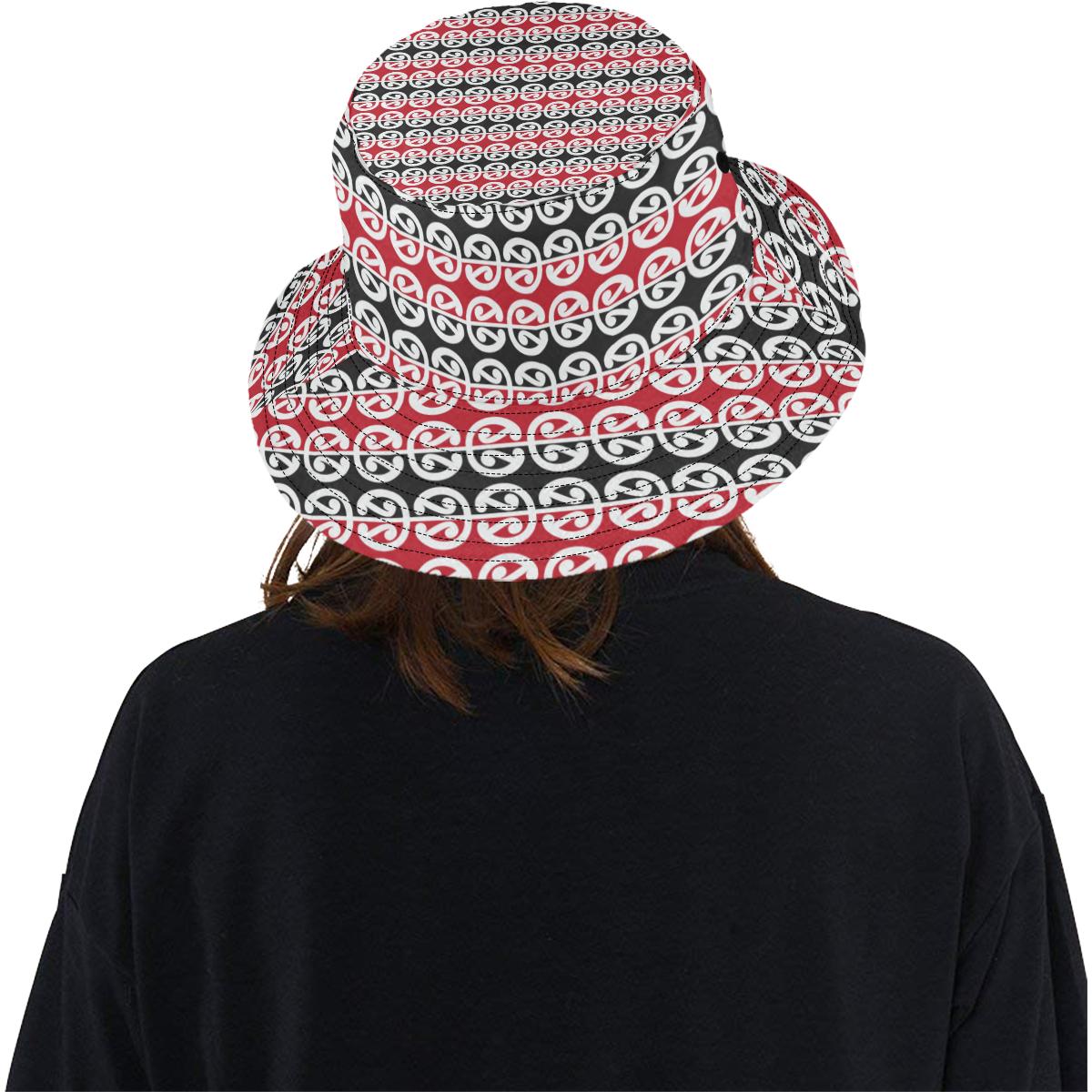 Maori Classic Themed Design Print Unisex Bucket Hat