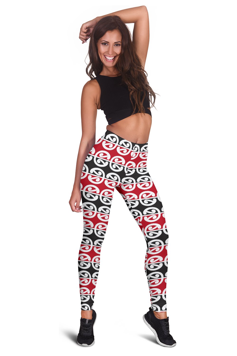 Maori Classic Themed Design Print Women Leggings