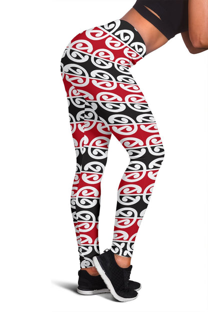 Maori Classic Themed Design Print Women Leggings