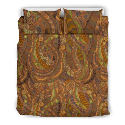Maori Ornament Design Print Duvet Cover Bedding Set