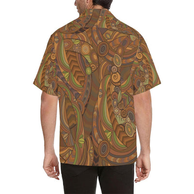 Maori Ornament Design Print Men Aloha Hawaiian Shirt