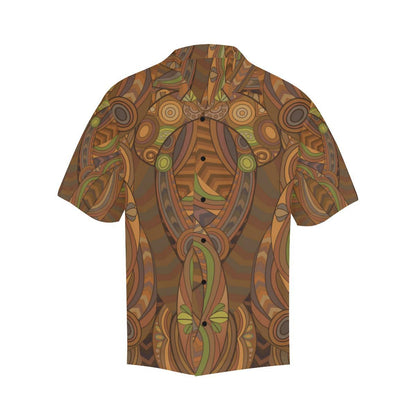 Maori Ornament Design Print Men Aloha Hawaiian Shirt