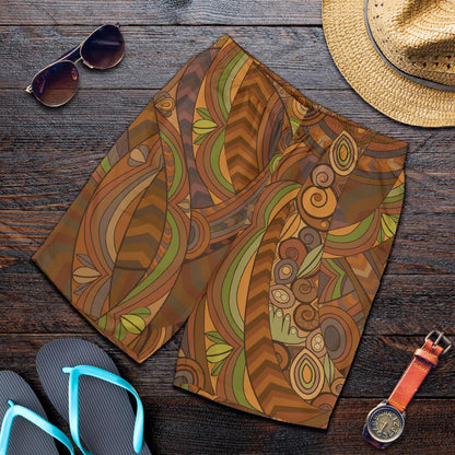 Maori Ornament Design Print Mens Shorts-JTAMIGO.COM