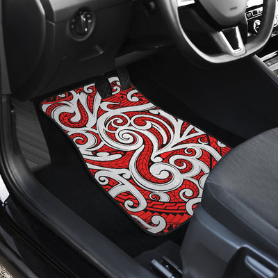 Maori Polynesian Themed Design Print Car Floor Mats