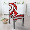 Maori Polynesian Themed Design Print Dining Chair Slipcover-JTAMIGO.COM