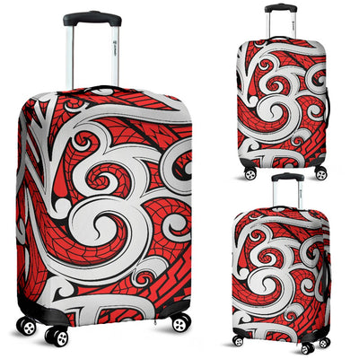 Maori Polynesian Themed Design Print Luggage Cover Protector