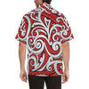 Maori Polynesian Themed Design Print Men Aloha Hawaiian Shirt