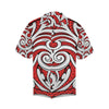 Maori Polynesian Themed Design Print Men Aloha Hawaiian Shirt