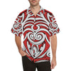 Maori Polynesian Themed Design Print Men Aloha Hawaiian Shirt