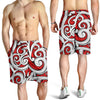 Maori Polynesian Themed Design Print Mens Shorts-JTAMIGO.COM