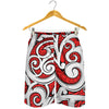 Maori Polynesian Themed Design Print Mens Shorts-JTAMIGO.COM