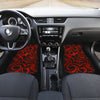 Maori Red Black Themed Design Car Floor Mats