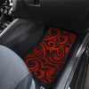 Maori Red Black Themed Design Car Floor Mats