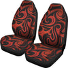 Maori Red Black Themed Design Universal Fit Car Seat Covers