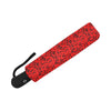 Maori Red Themed Design Print Automatic Foldable Umbrella