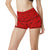 Maori Red Themed Design Print High Waisted Spandex Shorts-JTAMIGO.COM