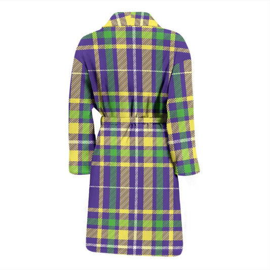 Mardi Gras Pattern Print Design 010 Men Bathrobe-JORJUNE.COM