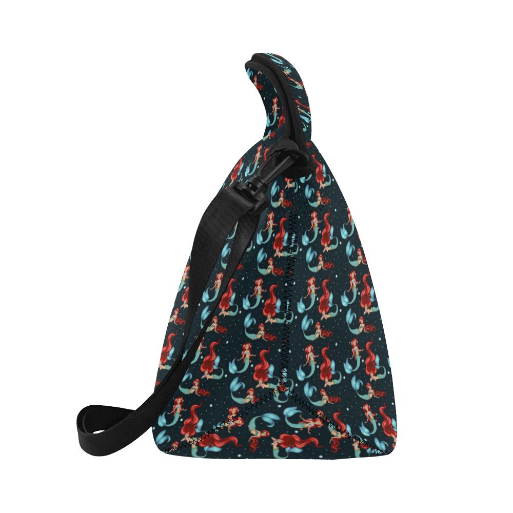 Mermaid Girl Themed Design Print Neoprene Lunch Bag (Model 1669)(Large)-JTAMIGO.COM