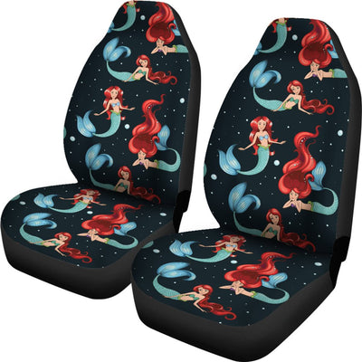 Mermaid Girl Themed Design Print Universal Fit Car Seat Covers