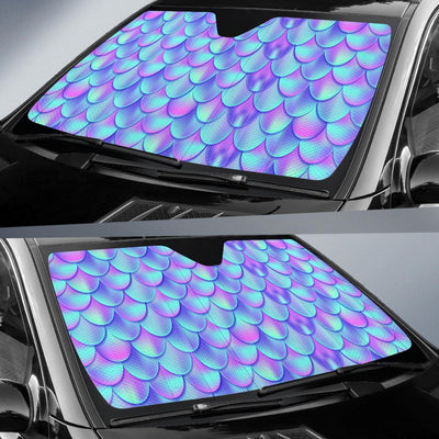 Mermaid Tail Design Print Pattern Car Sun Shade For Windshield