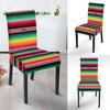 Mexican Blanket Classic Print Pattern Dining Chair Slipcover-JTAMIGO.COM