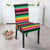 Mexican Blanket Classic Print Pattern Dining Chair Slipcover-JTAMIGO.COM