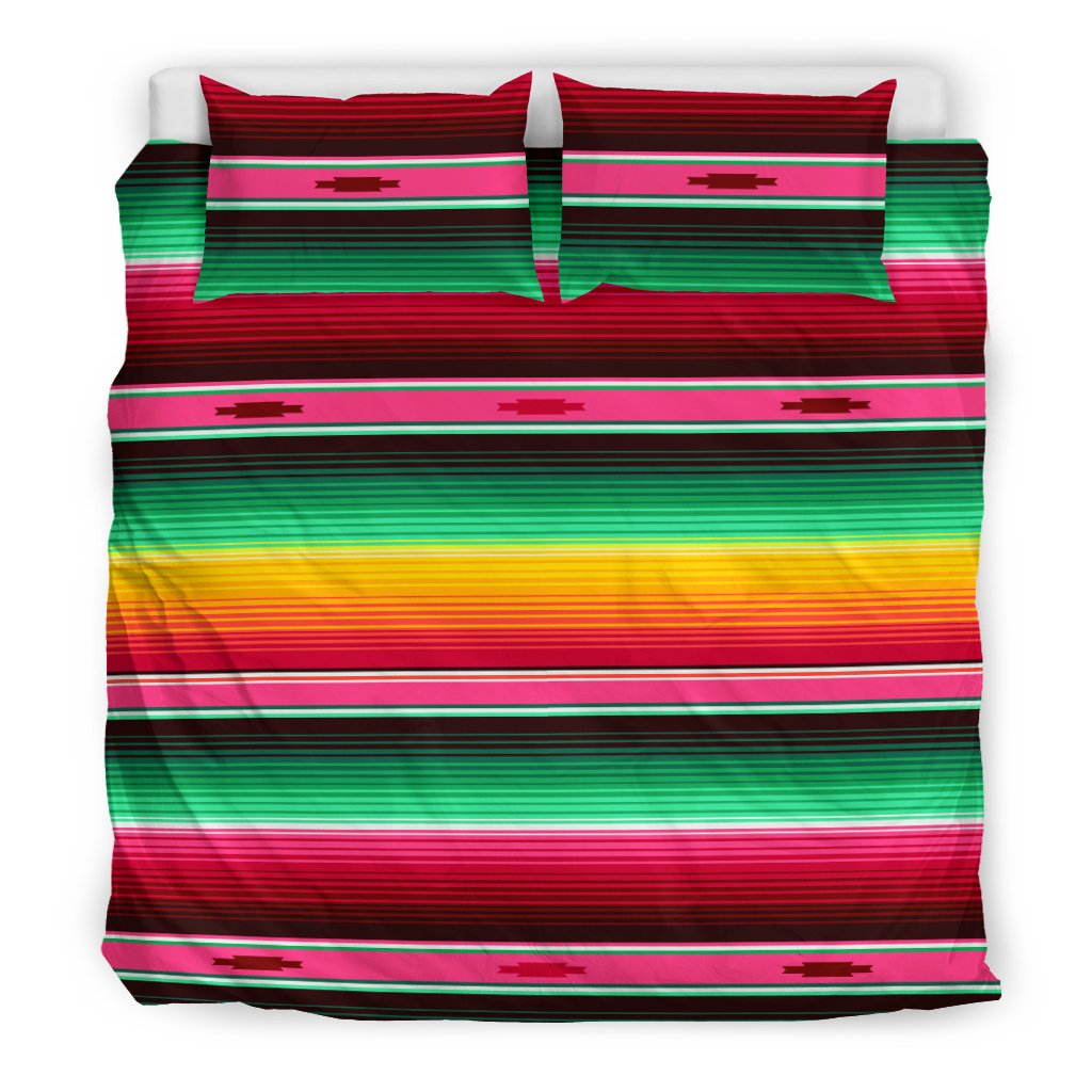 Mexican Blanket Classic Print Pattern Duvet Cover Bedding Set